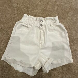 Love Tree Cream High Waist Women's Shorts